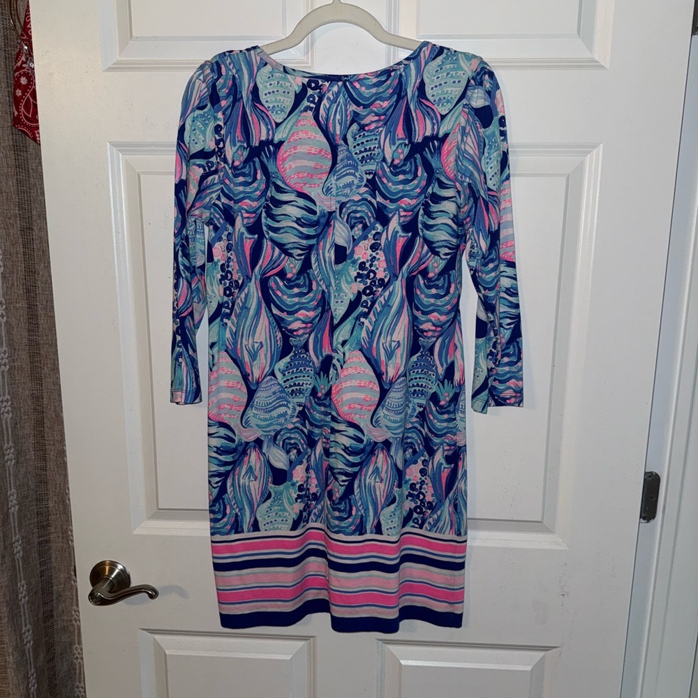 Colorful Abstract Print Dress - Picture 3 of 3